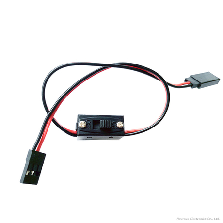Manual On/Off Switch Harness JR Plug RC Model Accessories for Fan Car Roof Light