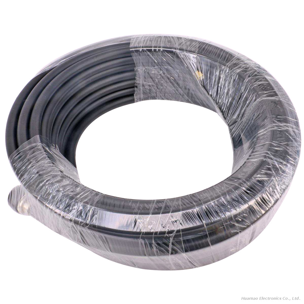High Performance LMR400 1M Low Loss Feeder N Male To RP SMA Male Wireless Antenna Pigtail Cable