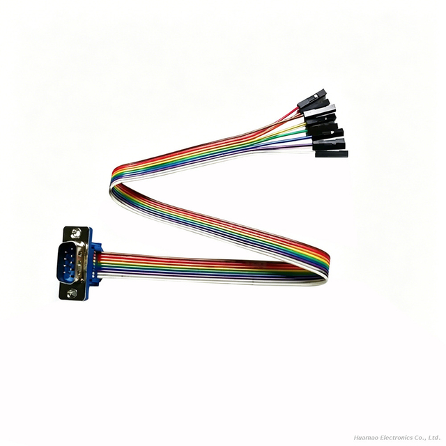 DB9 RS232 To 2.54mm Single Pin Dupont Data/Test Cable