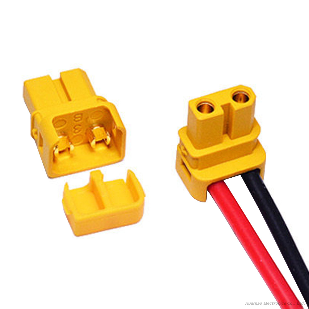 Amass XT30ULW-F Connector Cable 90° Wire Bonding Model Aircraft Drone Lithium Battery