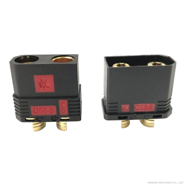 QS8-S Anti Spark Connector 150A High Current Plug for Electric Vehicle Lithium Battery