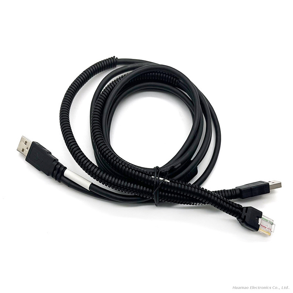 RJ12 to DB9 RS232 Serial Electrical Wire USB Adapter for Industrial Controller