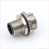 M12 Metal PCB Panel Mount Waterproof IP67 Male Female Socket Connector