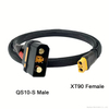 XT90 to QS10-S Anti Spark Plug Cable Male and Female Connector High Current for Energy Storage Module