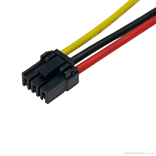 Hirose DF63-3S-3.96C Connector Cable 3.96mm Internal Power Wiring Harness