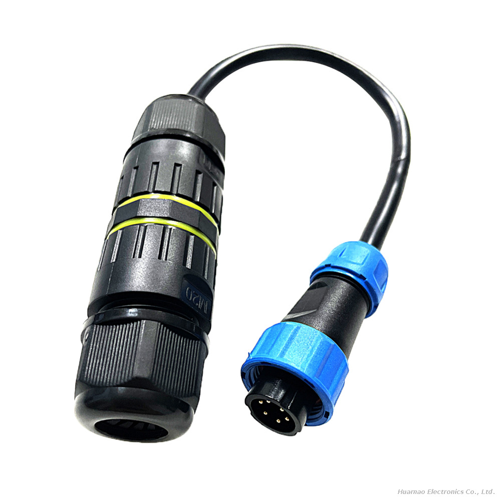 EW-M20 to SP20-7P Aviation Waterproof Connector Cable