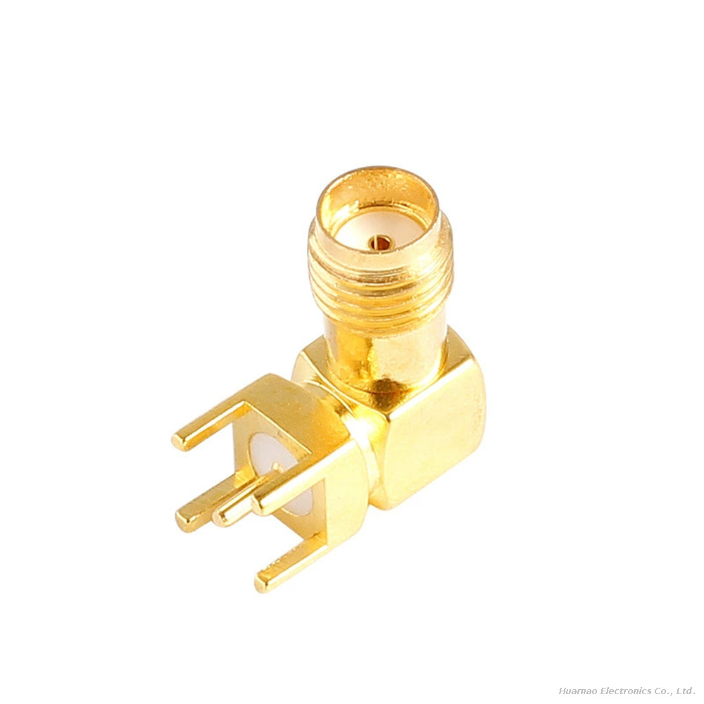 SMA Female RF Coaxial Connector PCB End Launch Antenna Interface