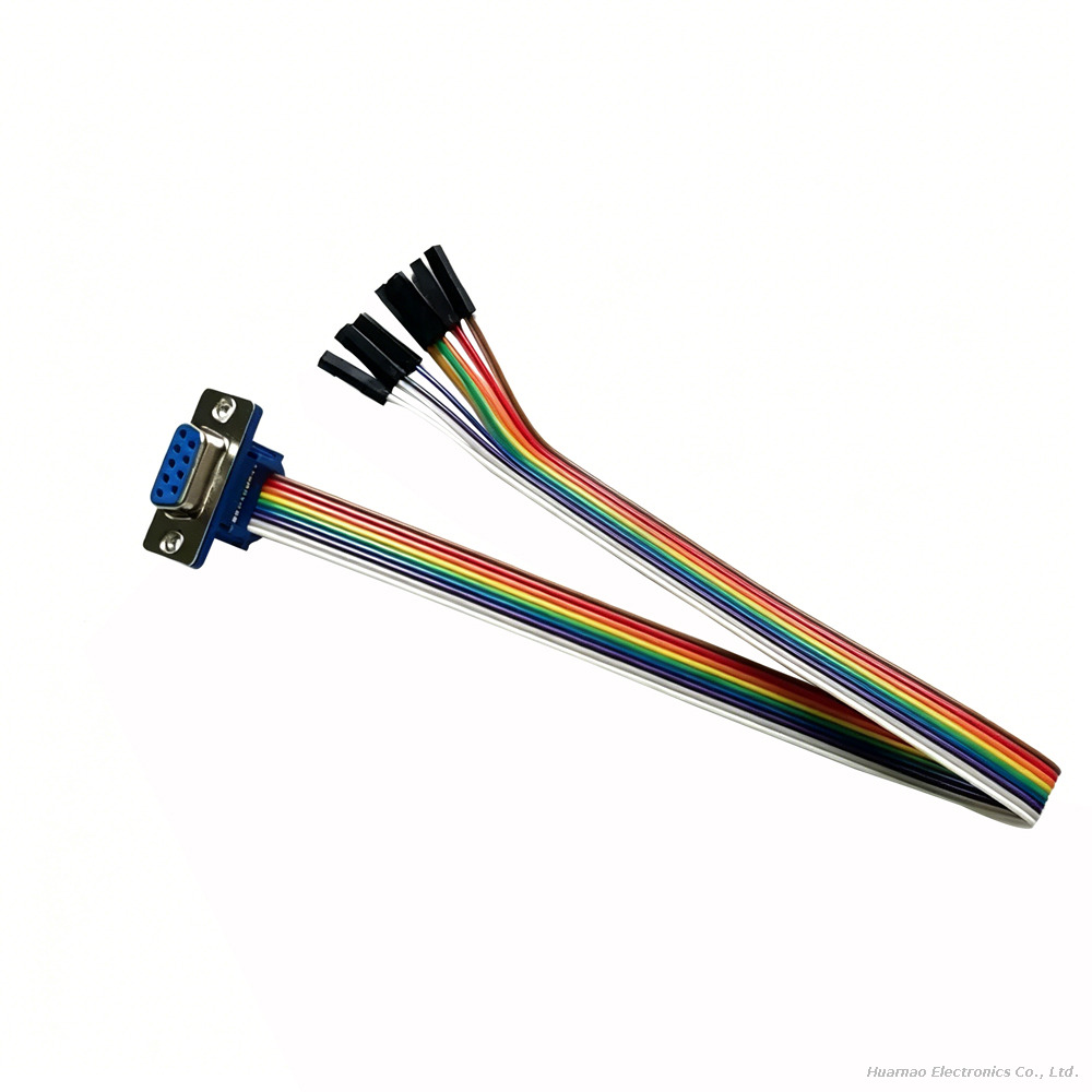 DB9 RS232 To 2.54mm Single Pin Dupont Data/Test Cable