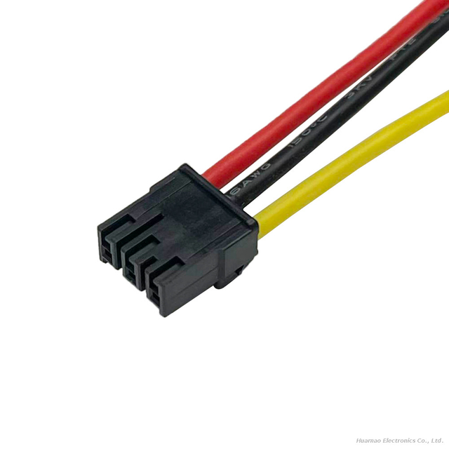 Hirose DF63-3S-3.96C Connector Cable 3.96mm Internal Power Wiring Harness