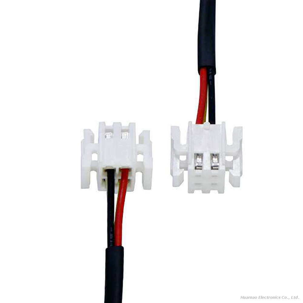 HDB2x2P 4.8mm Terminal Wire 1332 26AWG Electrial Equipment Connector Cable for Speaker Hair Dryer Motor
