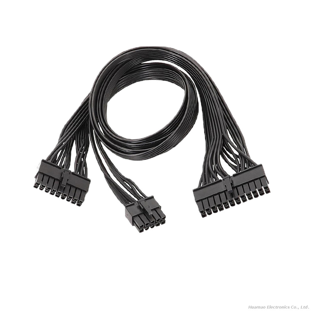 EVGA PSU 10+18 Pin To 24Pin ATX Flat Modular Extension Cable