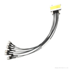 High Frequency 67GHz 8-Channel 1.85mm Male RF Test Cable Multi-Port Coaxial Bundle Harness