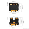 XT90 to QS10-S Anti Spark Plug Cable Male and Female Connector High Current for Energy Storage Module
