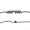 Braided Wire Harness Noise Reduction Bluetooth Headset Cable
