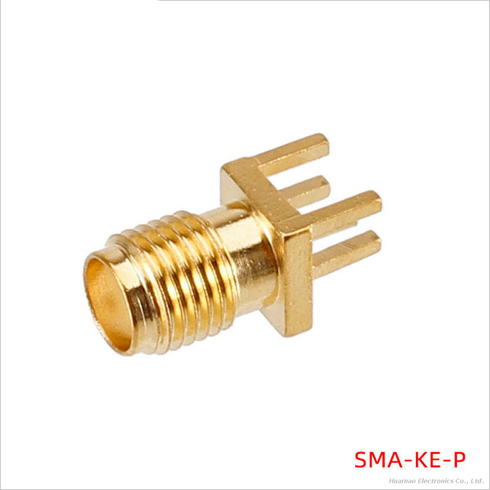 SMA Female RF Coaxial Connector PCB End Launch Antenna Interface