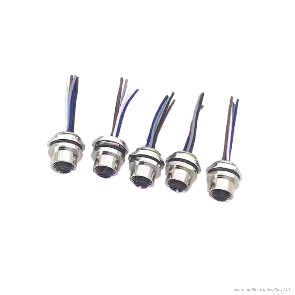 M12 Aviation Plug Connection Cable Male and Female Waterproof Connector