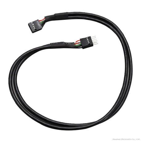 Shielded 9Pin USB Motherboard Header Extension Cable for Front Panel USB Ports