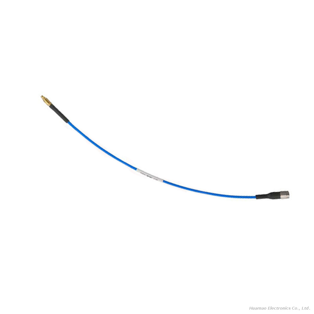 High Frequency 18GHz Phase Stable Coaxial Cable MMPX Male To SMA Male RF Test Assembly