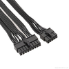 EVGA PSU 10+18 Pin To 24Pin ATX Flat Modular Extension Cable