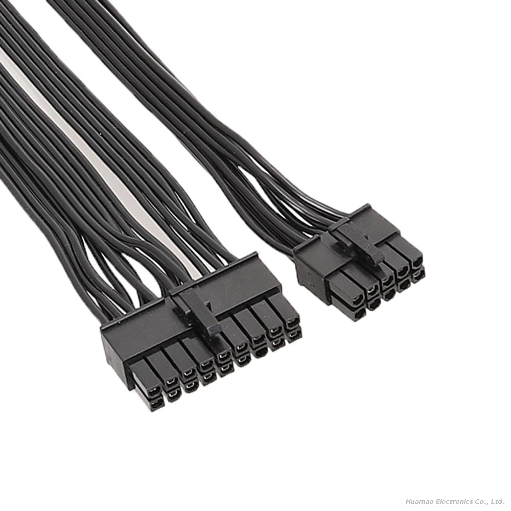 EVGA PSU 10+18 Pin To 24Pin ATX Flat Modular Extension Cable
