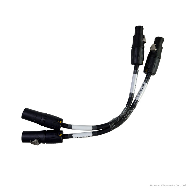 Amphenol Powerlock HPT-3 Male to HPT-3 Female Connector Cable