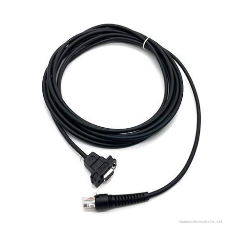 RJ12 to DB9 RS232 Serial Electrical Wire USB Adapter for Industrial Controller