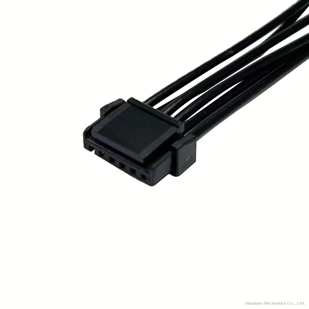 Molex Micro‑Lock Plus 1.25mm Pitch 6Pin Cable Assembly 5055650600 Wire Harness