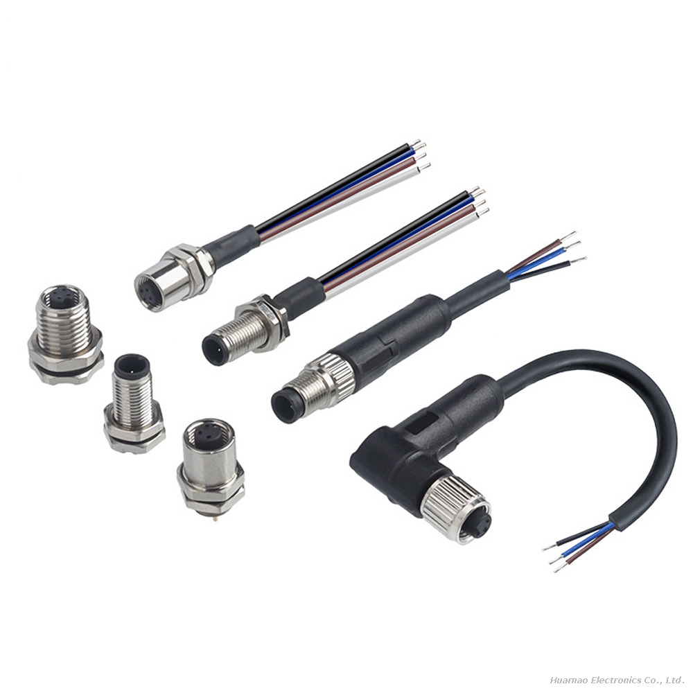 M5 Waterproof Connector Cable IP67 Aviation Plug Wire for Small Sensor