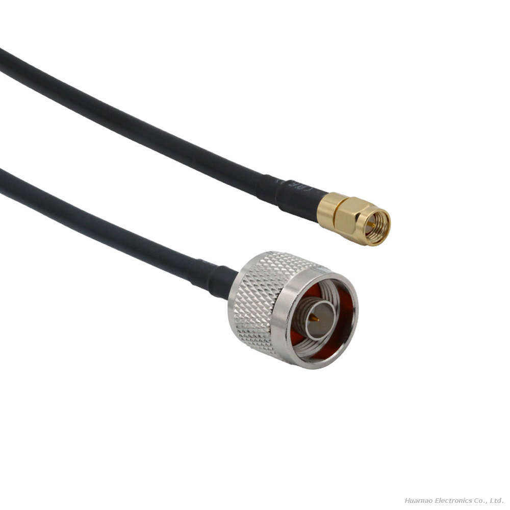 N Straight Male to SMA Straight Male Connector Cable ALSR200 RF Coaxial Cable Assembly