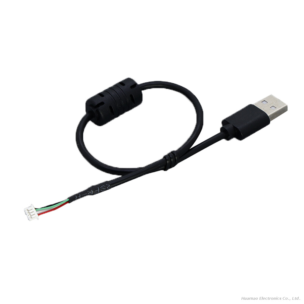 USB 2.0 To 1.25mm 4Pin JST Connector Cable USB To 4P Terminal Wire for Electronics