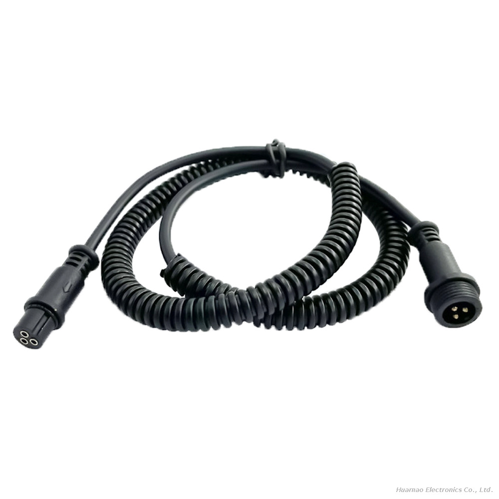 Spring Wiring Harness Waterproof And Fire Resistant Surveillance Camera Connection Cable