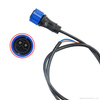 M23 Lithium Battery Connector Waterproof Cable 30-50A Charge Elbow 6 Flat Head 4 Flat Wire Harness