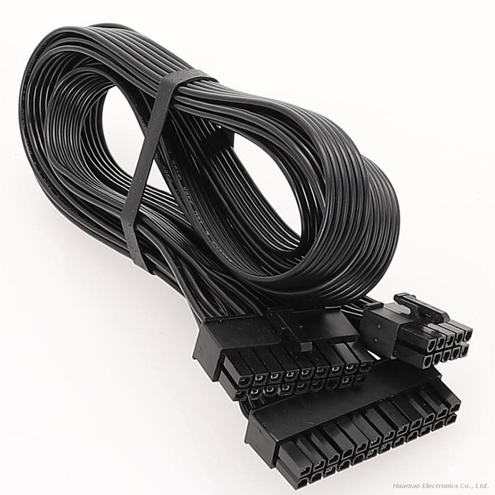 EVGA PSU 10+18 Pin To 24Pin ATX Flat Modular Extension Cable