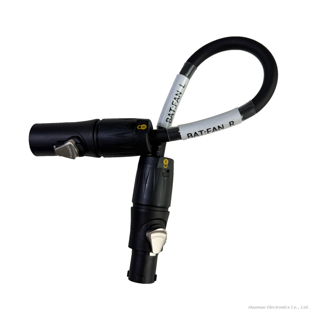 Amphenol Powerlock HPT-3 Male to HPT-3 Female Connector Cable