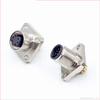 M12 Metal PCB Panel Mount Waterproof IP67 Male Female Socket Connector