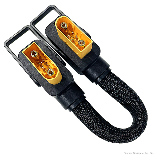 Amass XT120(2+2)-M/F Plug Lithium Battery Connector Cable