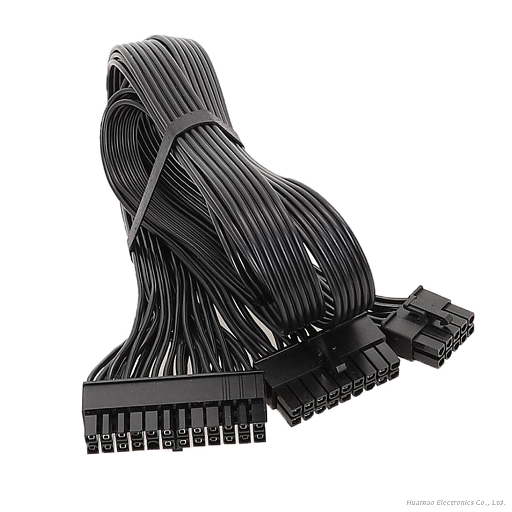EVGA PSU 10+18 Pin To 24Pin ATX Flat Modular Extension Cable