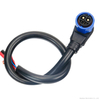 M23 Lithium Battery Connector Waterproof Cable 30-50A Charge Elbow 6 Flat Head 4 Flat Wire Harness