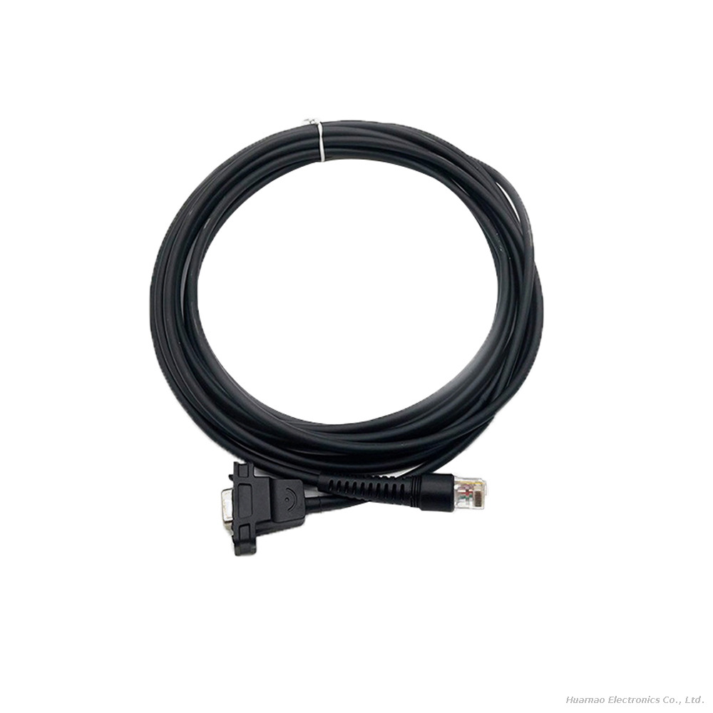 RJ12 to DB9 RS232 Serial Electrical Wire USB Adapter for Industrial Controller