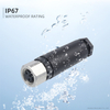 M8 Waterproof Connector Straight Screw 316L Stainless Steel Aviation Plug