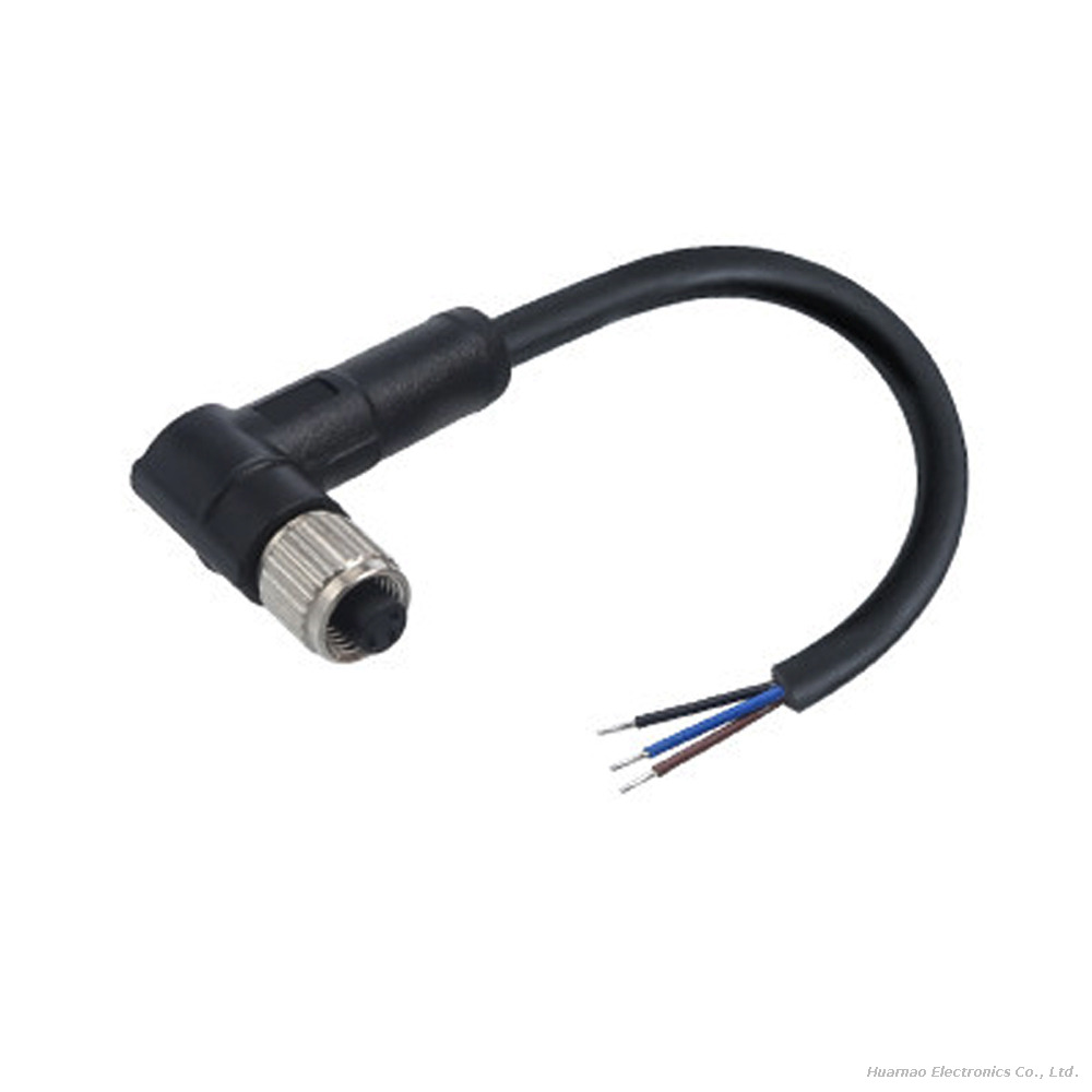 M5 Waterproof Connector Cable IP67 Aviation Plug Wire for Small Sensor