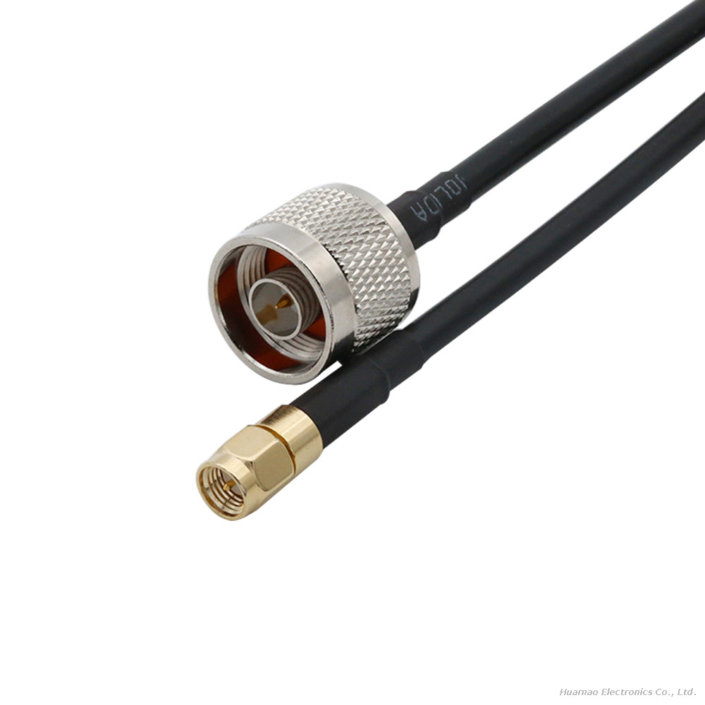 N Straight Male to SMA Straight Male Connector Cable ALSR200 RF Coaxial Cable Assembly