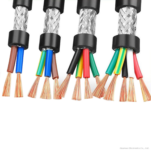 Shielded Wire RVVP Multi Core Power Cable 2/3/4/5/6/8/10/12/14/16/20/24 Core Control Signal Wire