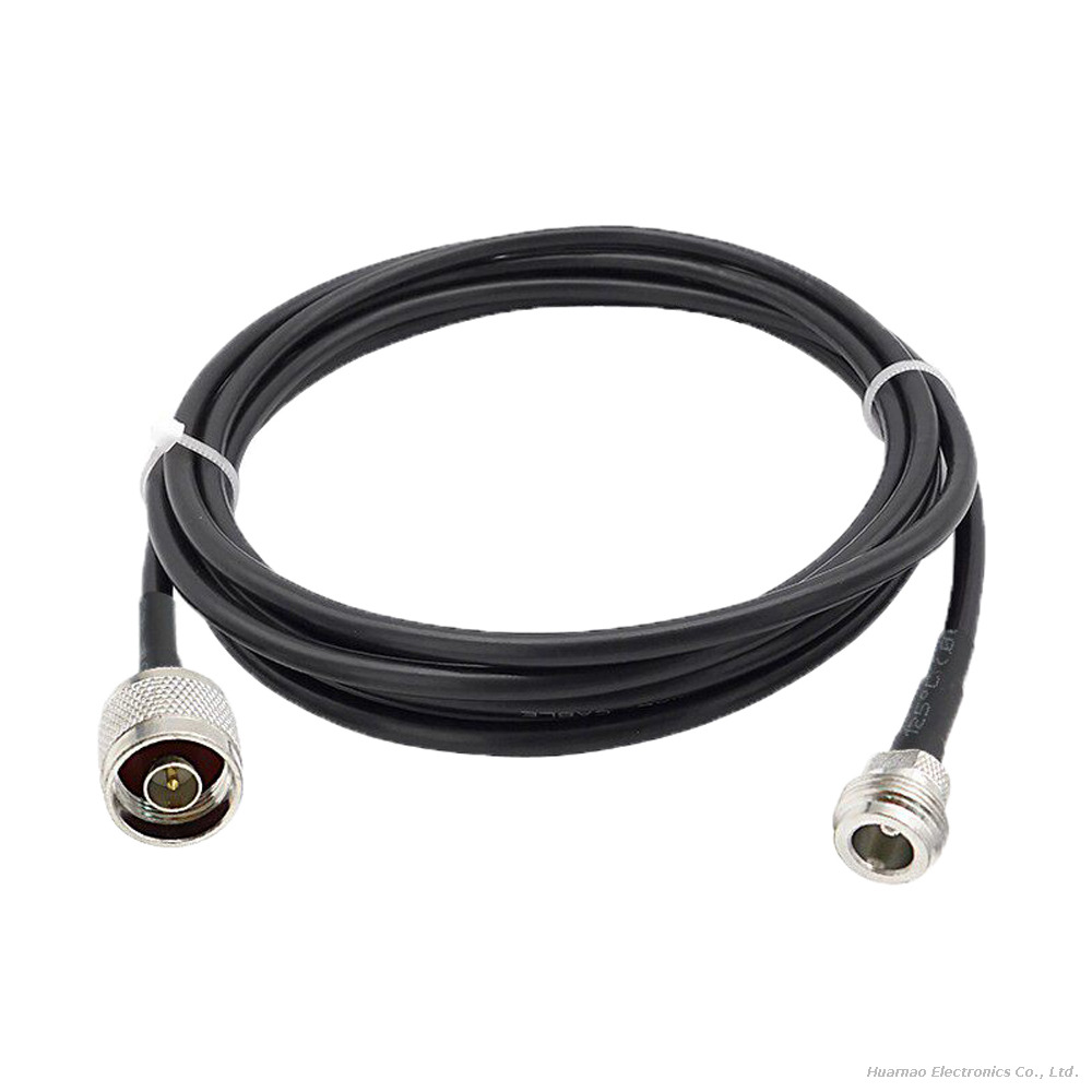 SMA Male To N Male LMR195 Coaxial Adapter Pure Copper Shielded RF Communication Cable