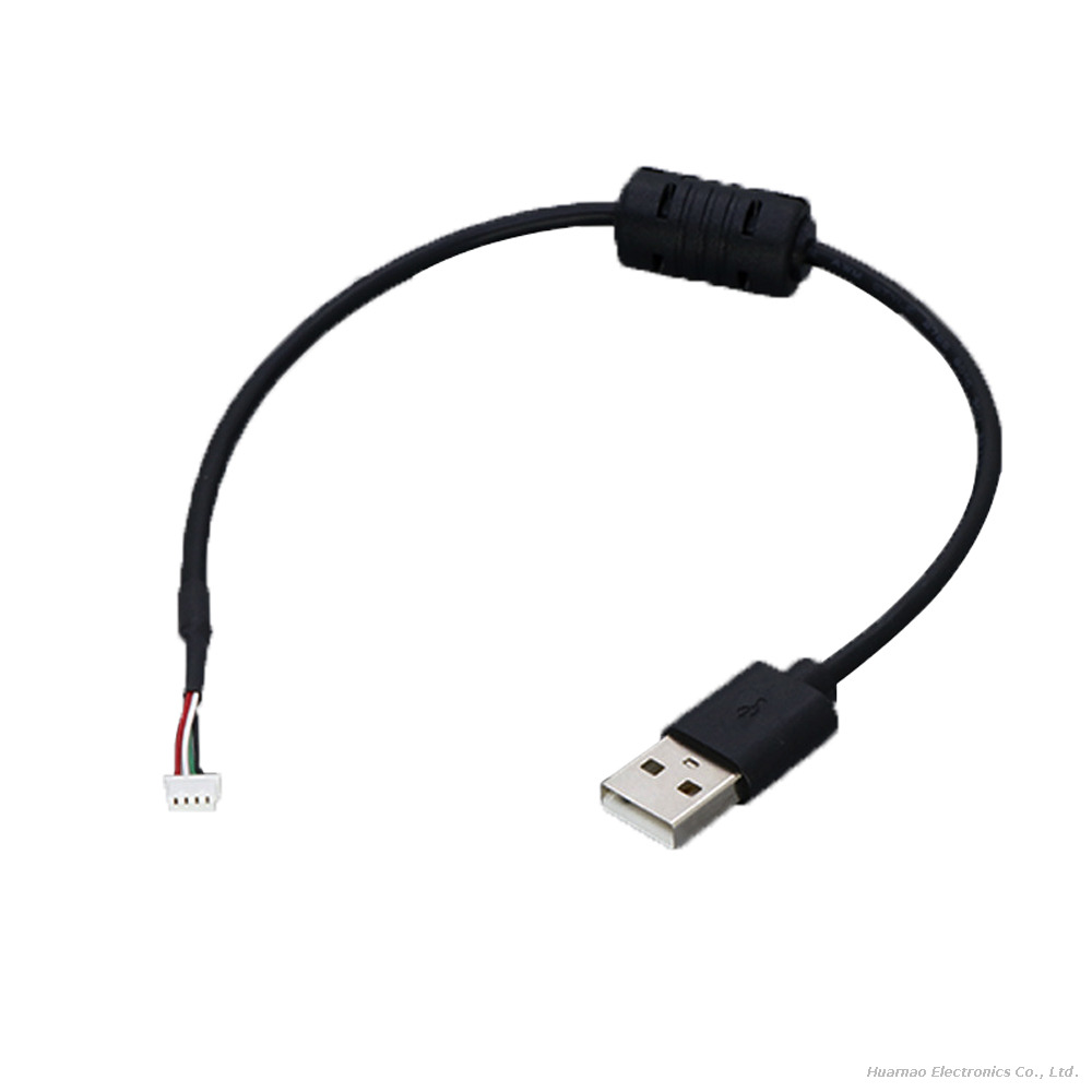 USB 2.0 To 1.25mm 4Pin JST Connector Cable USB To 4P Terminal Wire for Electronics