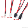 XH2.54/PH2.0/SM2.54mm Terminal Wire 1 To 2 Extension Cable Male To Female 2P Splitter
