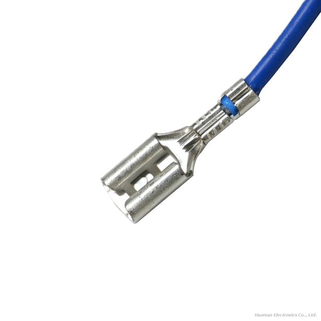 XH 5P Terminal Wire with 6.3mm Insulated Crimp & Ground Lug